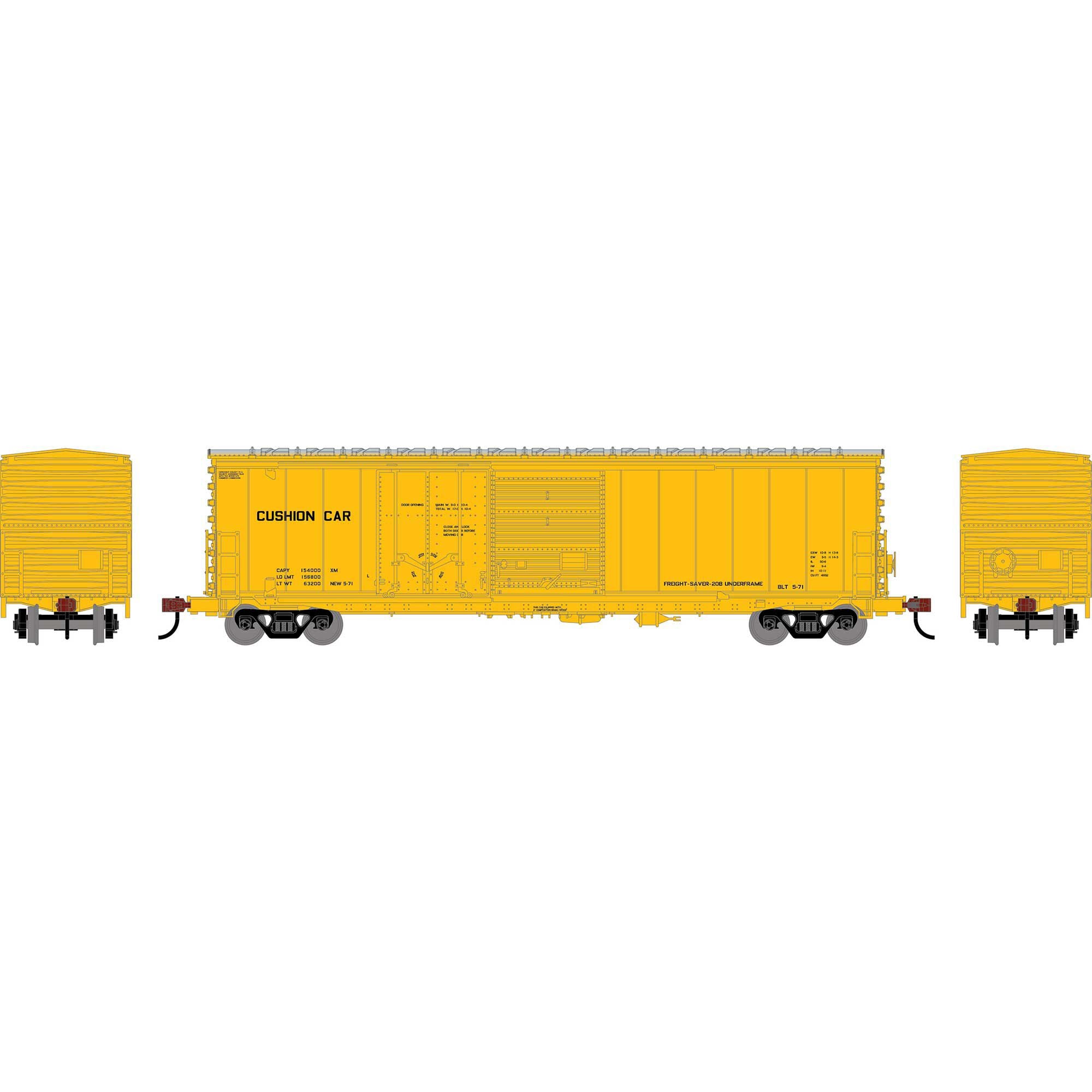 PREORDER Athearn HO 3046 50' ACF Combination Door Box Car, Data Only