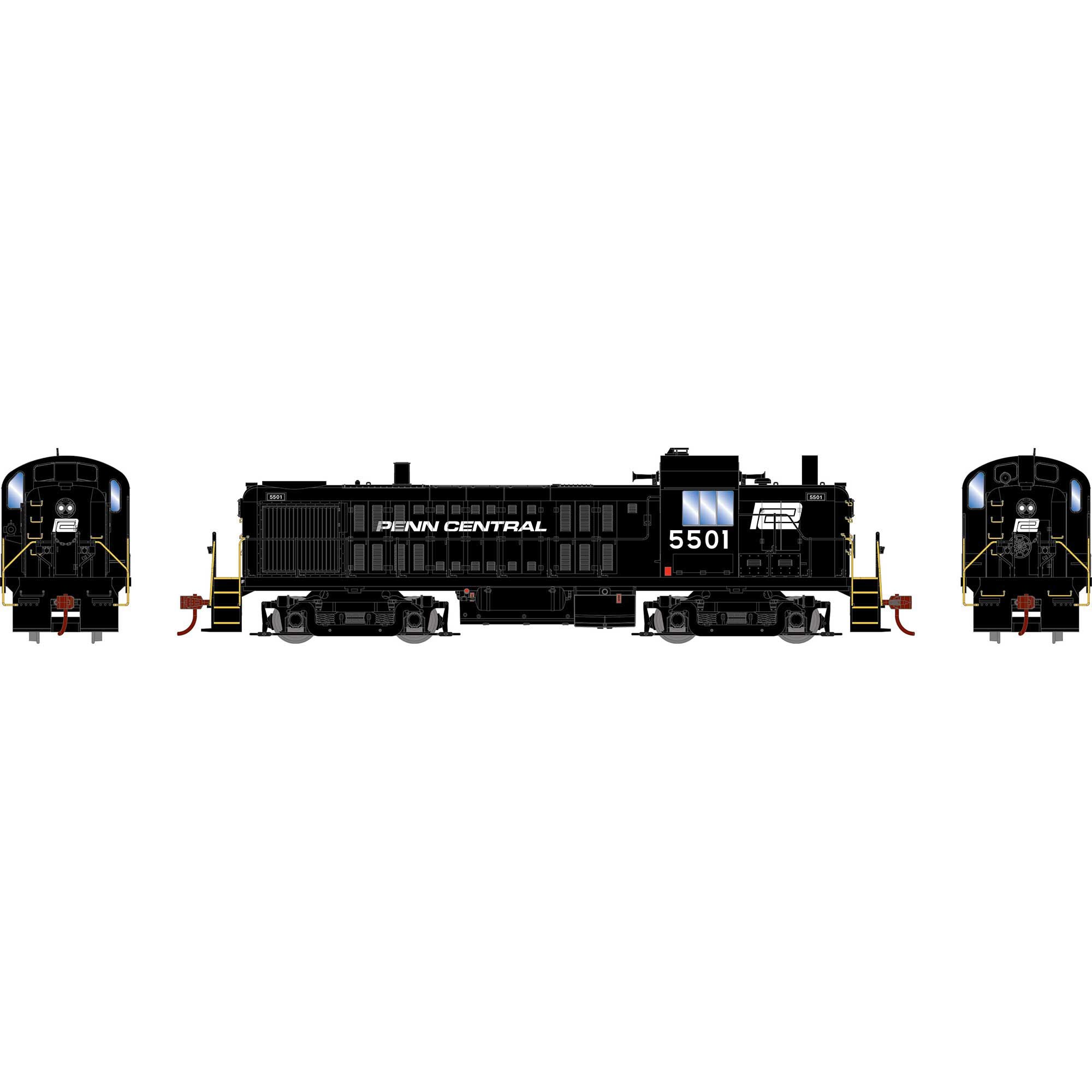 PREORDER Athearn HO 3069 RS-3 Diesel Locomotive, Penn Central #5501 (DCC & Sound Equipped)