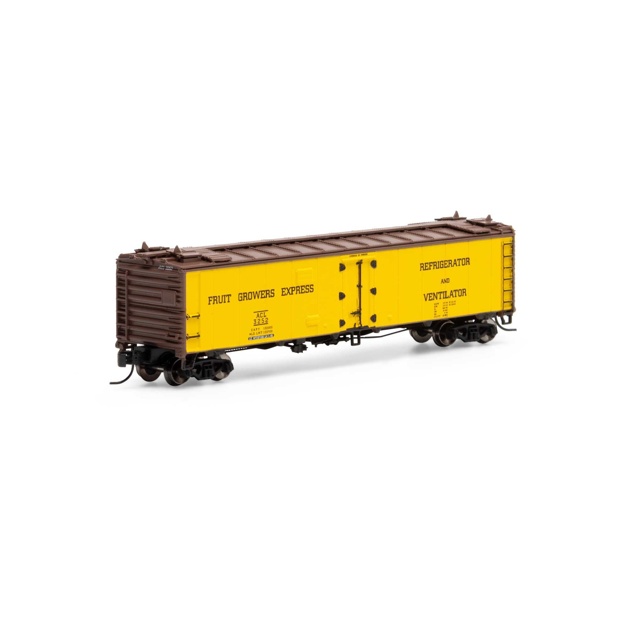 Athearn ATH18091 N 50' Ice Bunker Reefer, ACL #3252