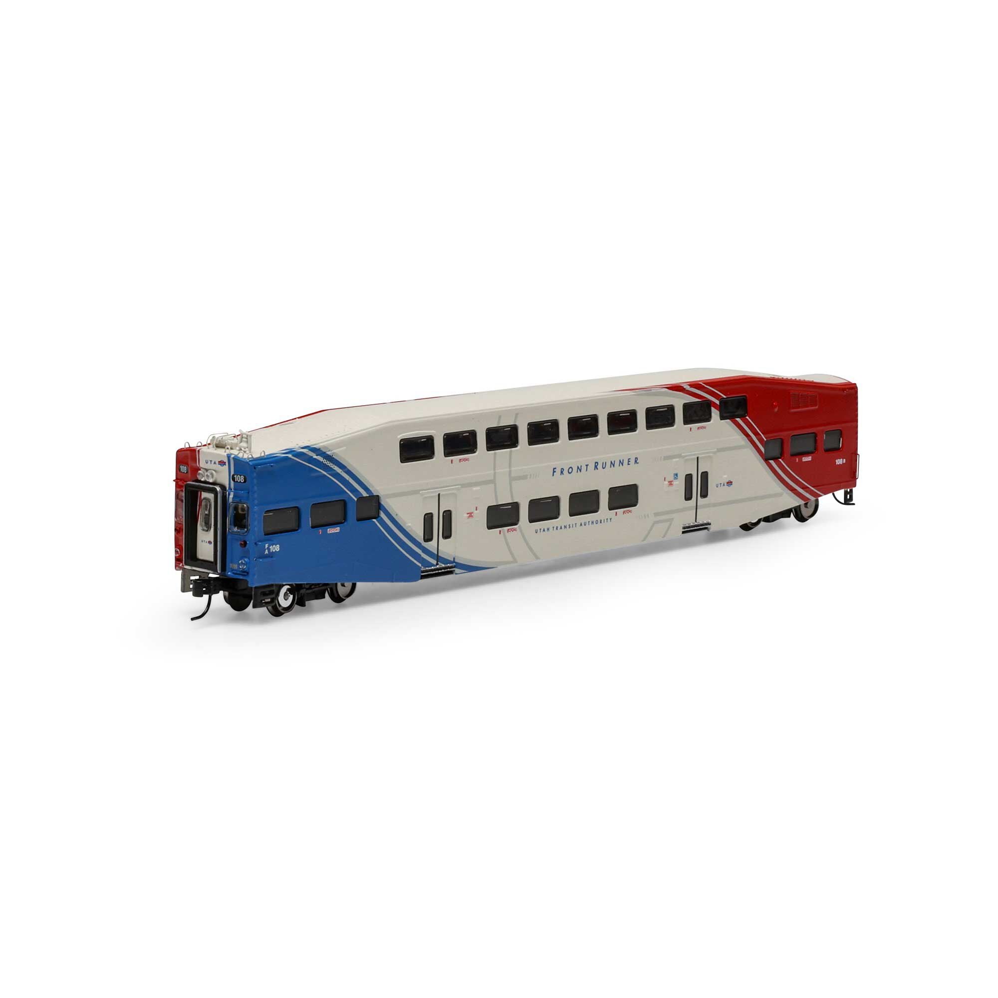 Athearn ATH28587 N Bombardier Cab, Control Car, UTAX #108