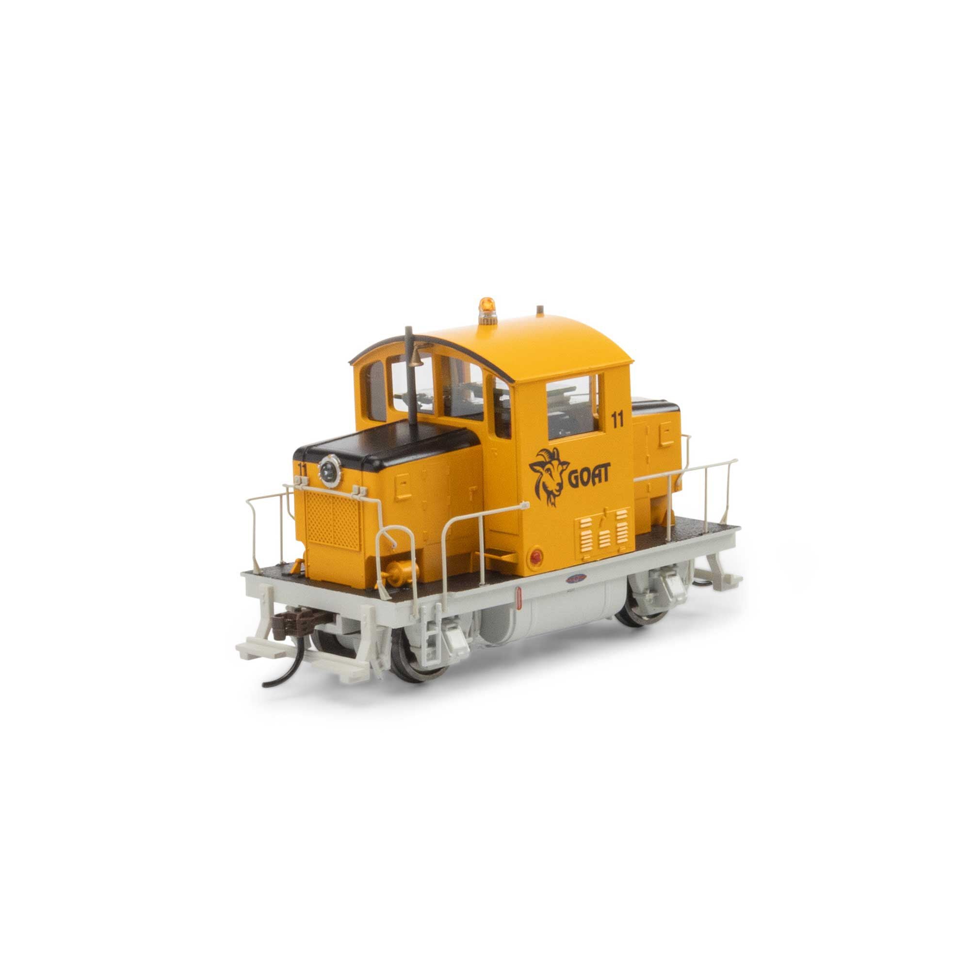 Athearn ATH28743 HO EMD Model 40 DCC Ready, Yellow Shop Goat #11