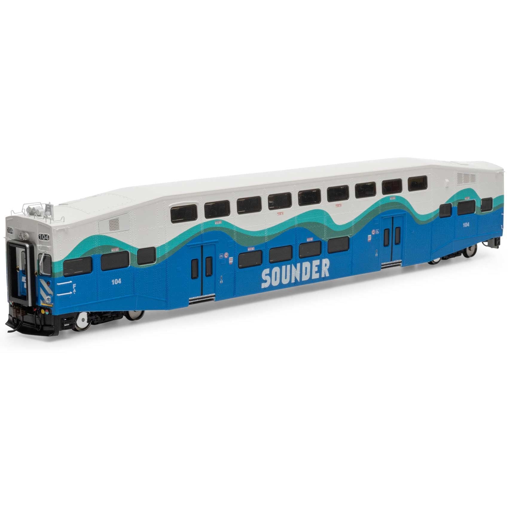 Athearn ATH29710 HO Bombardier Cab, Control Car, SDRX #104