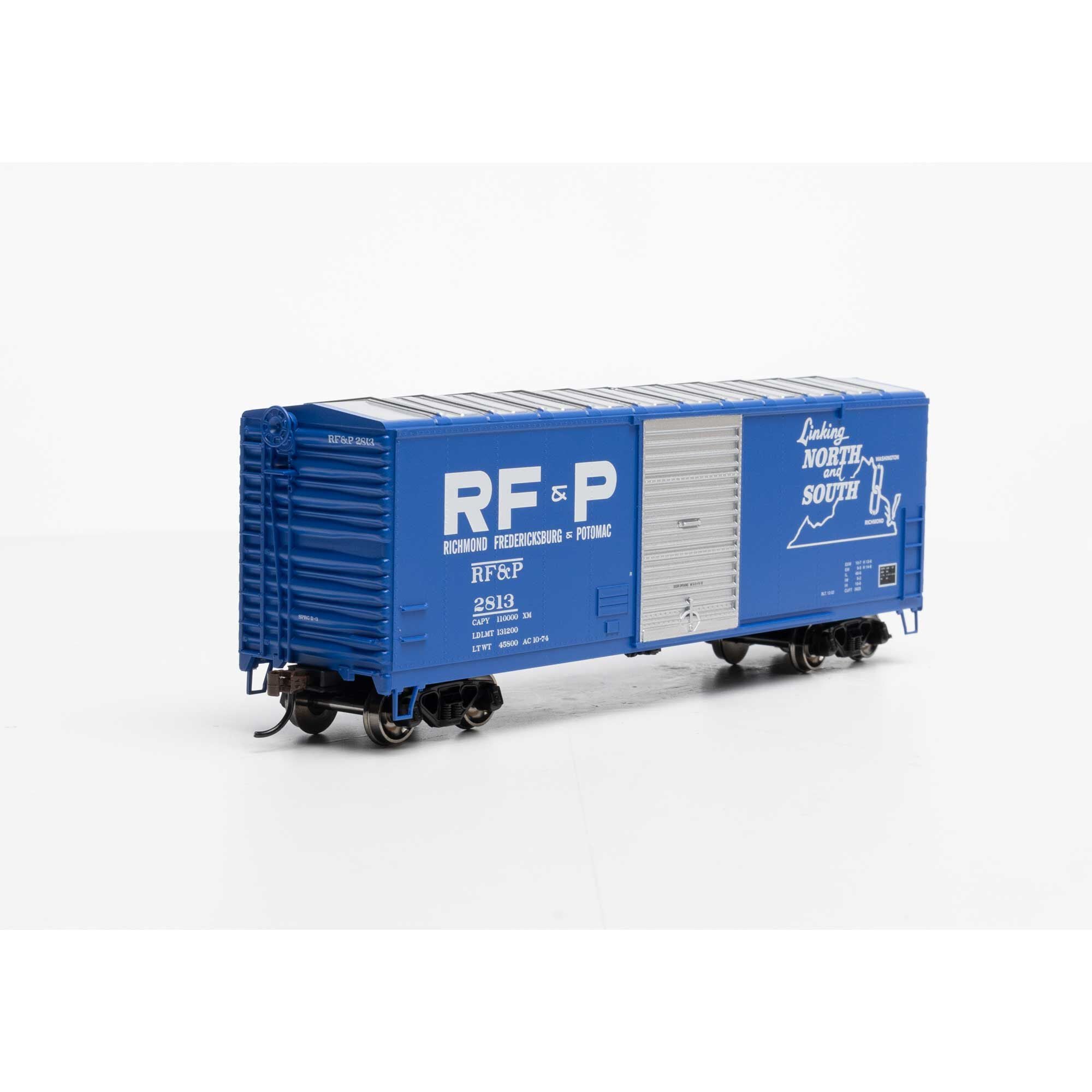 Athearn ATH67975 HO 40' Modern Box Car, RF&P #2813