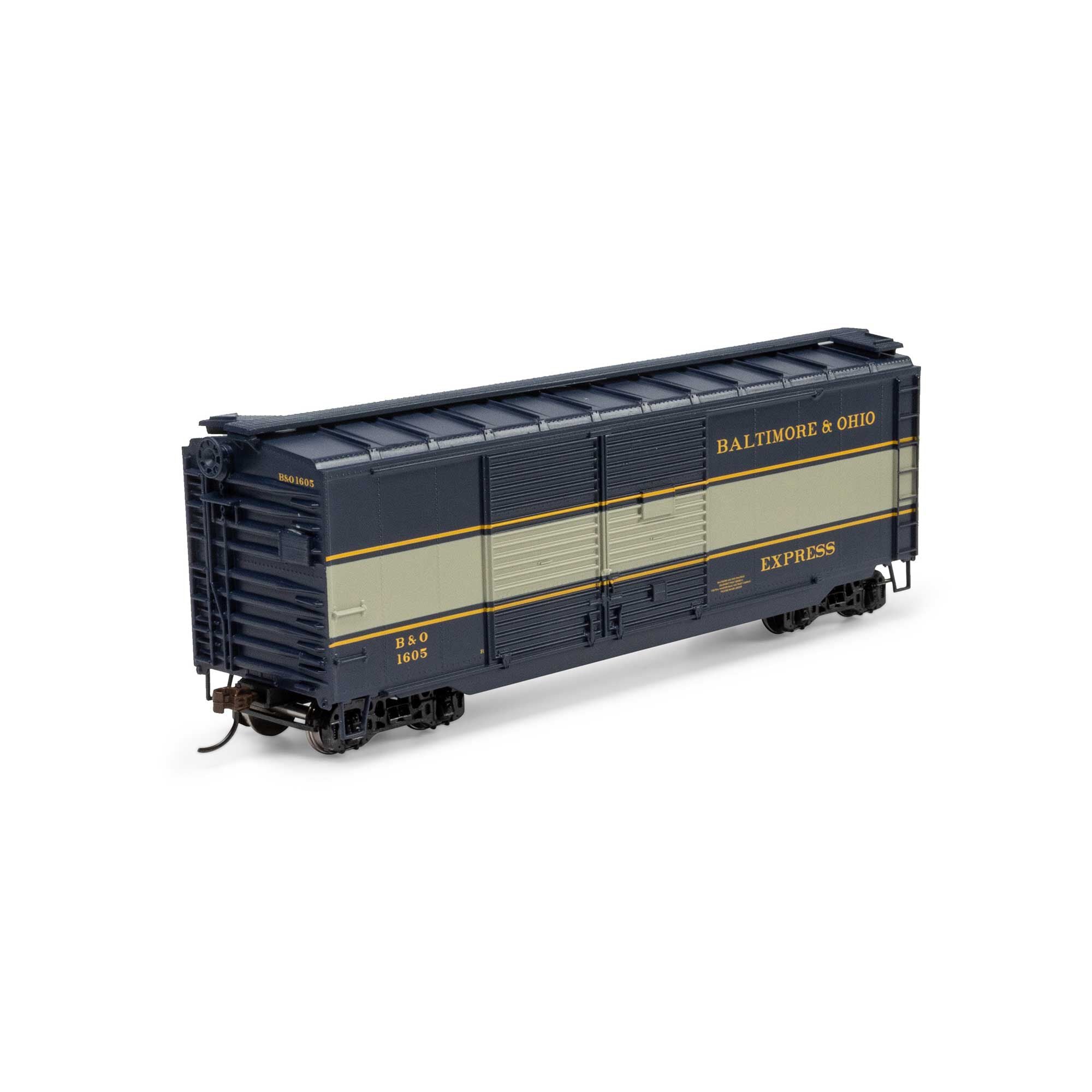 Athearn ATH72250 HO 40' Express Box, B&O #1605