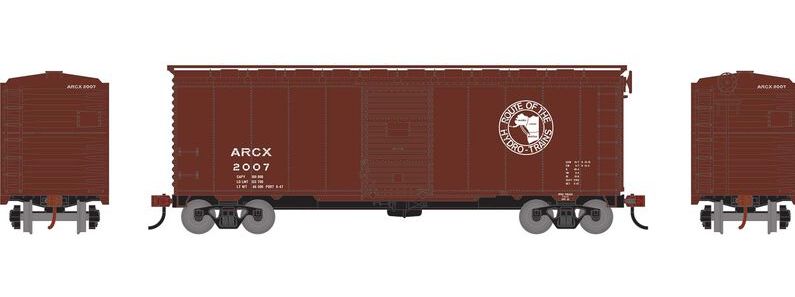 Athearn HO 75331 40' Youngstown Door Box Car, Alaska Railroad #2007