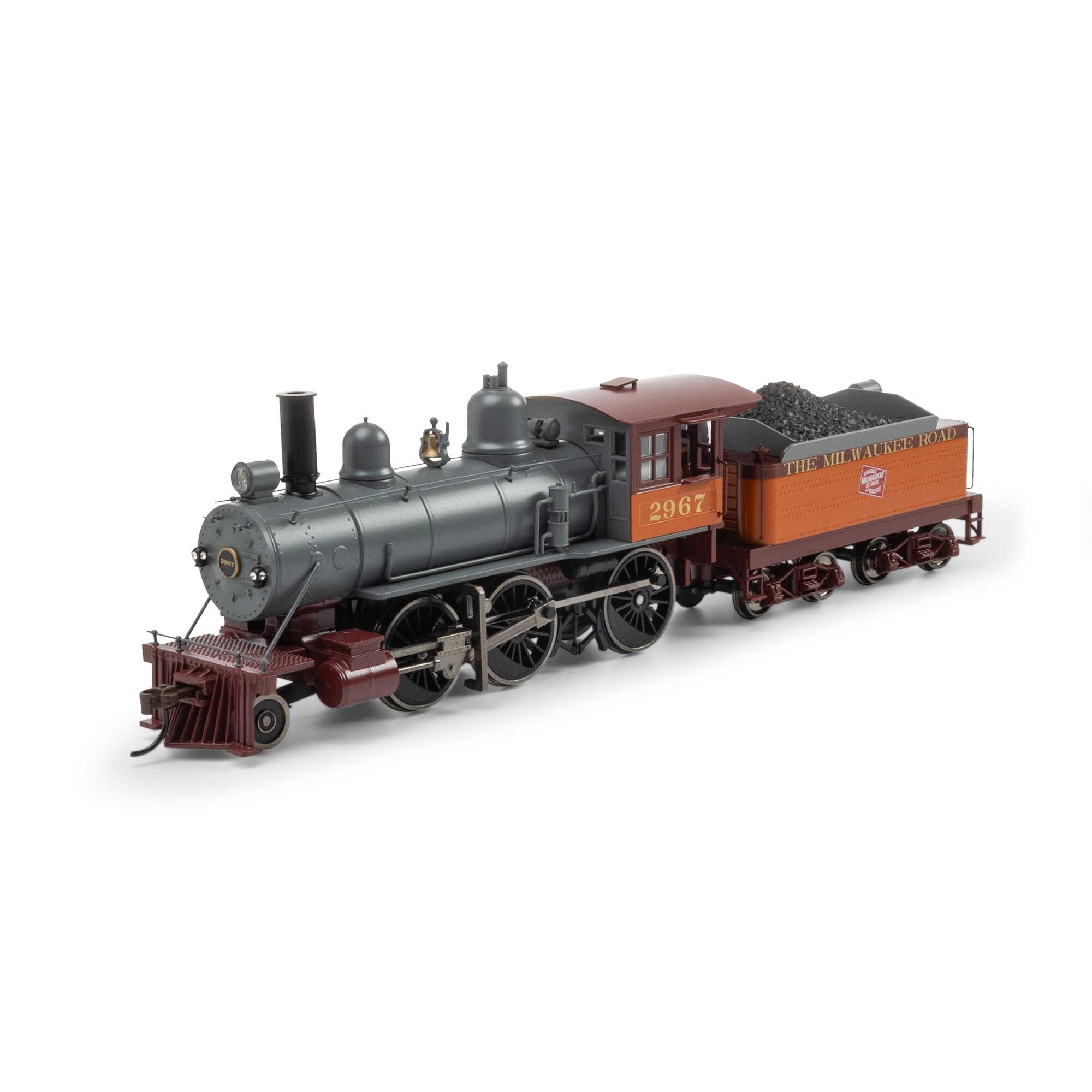 Athearn ATH87240 HO 2-6-0 Steam Locomotive, MILW #2967