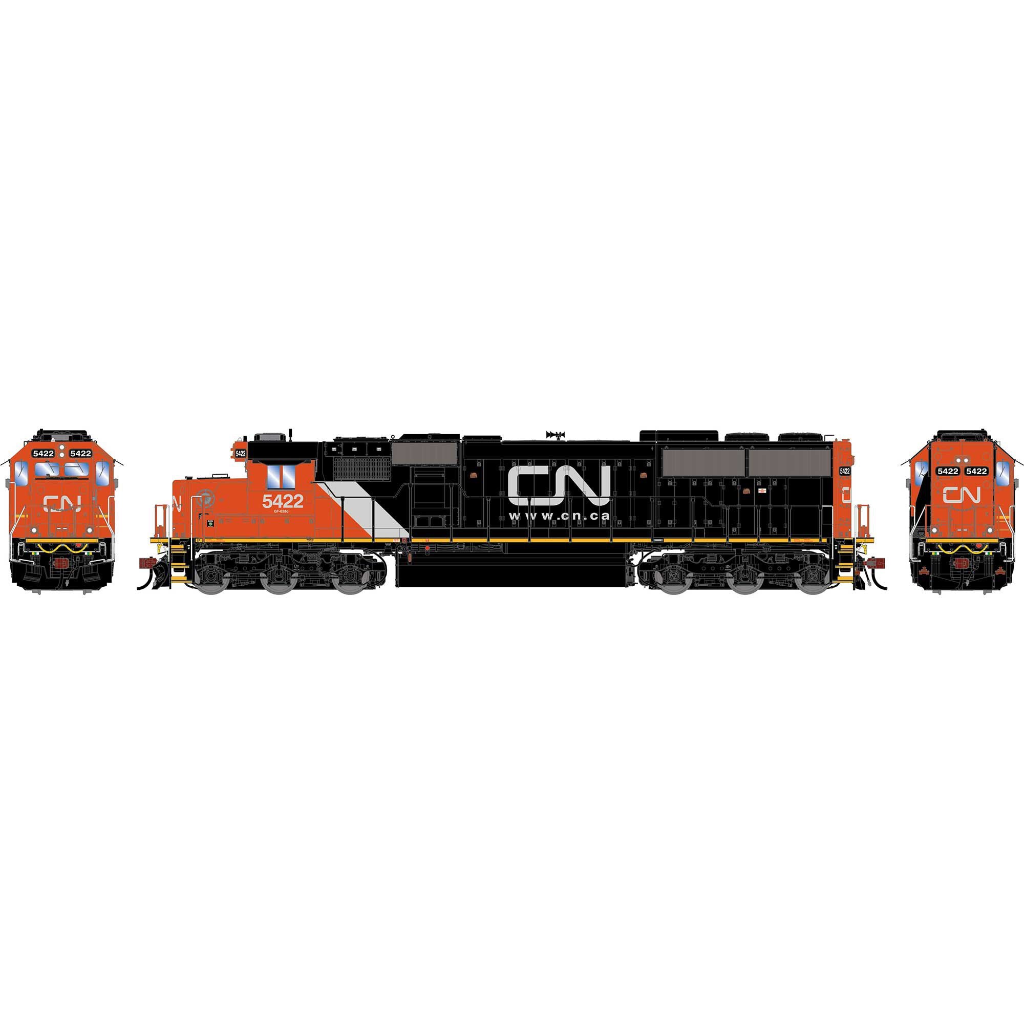PREORDER Athearn Genesis HO G2160 EMD SD60 Diesel Locomotive, Canadian National #5422 | 269.99