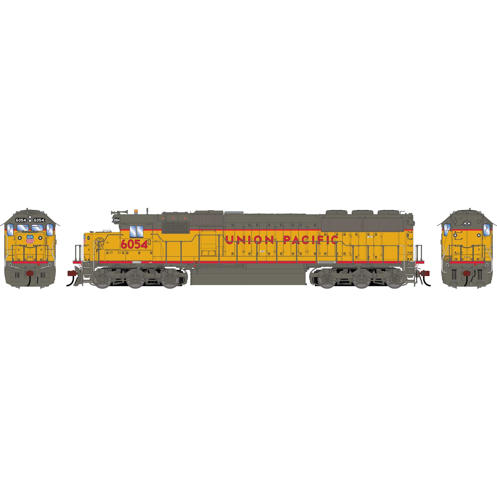 PREORDER Athearn Genesis HO G2171 EMD SD60 Diesel Locomotive, Union Pacific #6054 (DCC & Sound Equipped) | 369.99