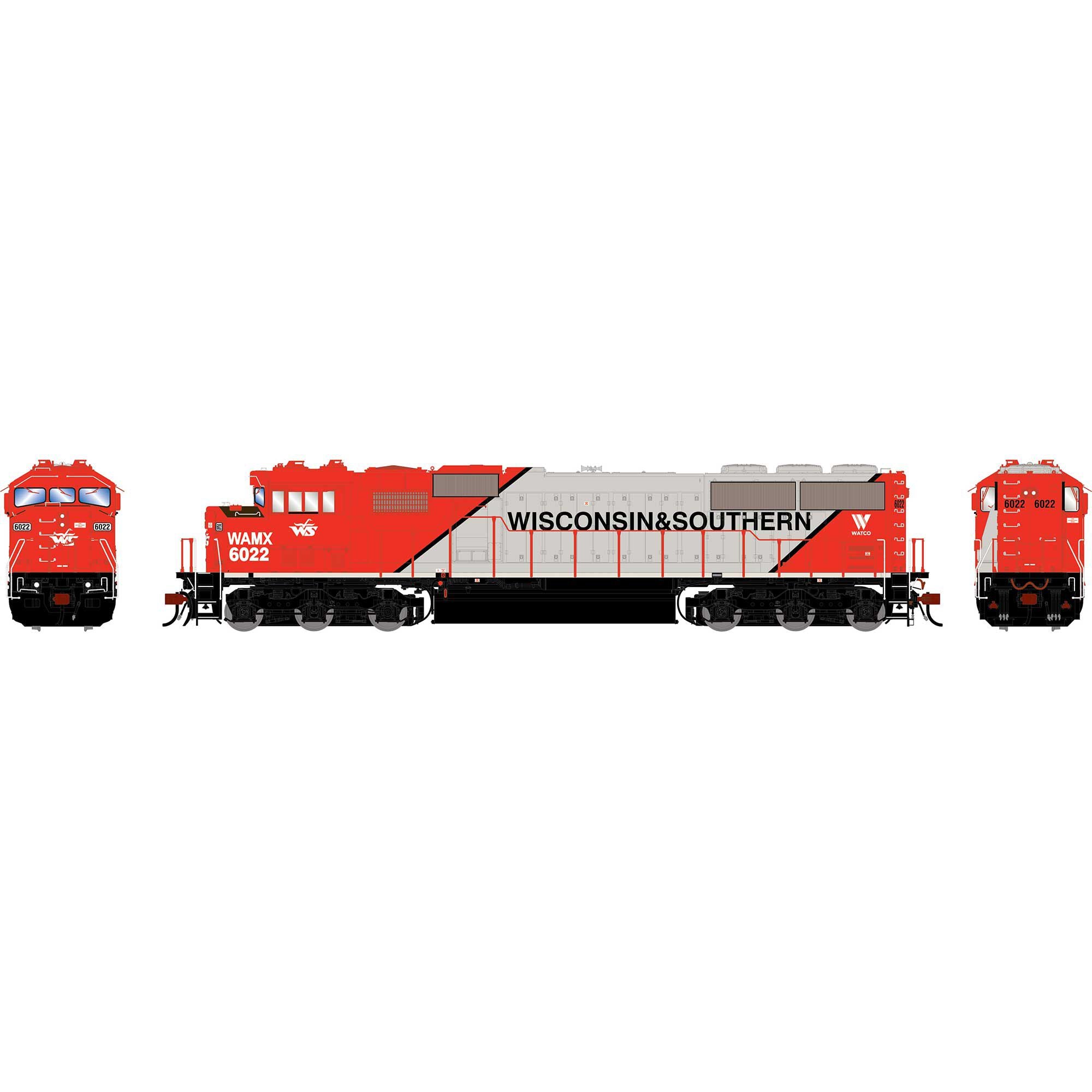 PREORDER Athearn Genesis HO G2339 EMD SD60M Tri-clops Diesel Locomotive, Wisconsin & Southern #6022 | 247.49