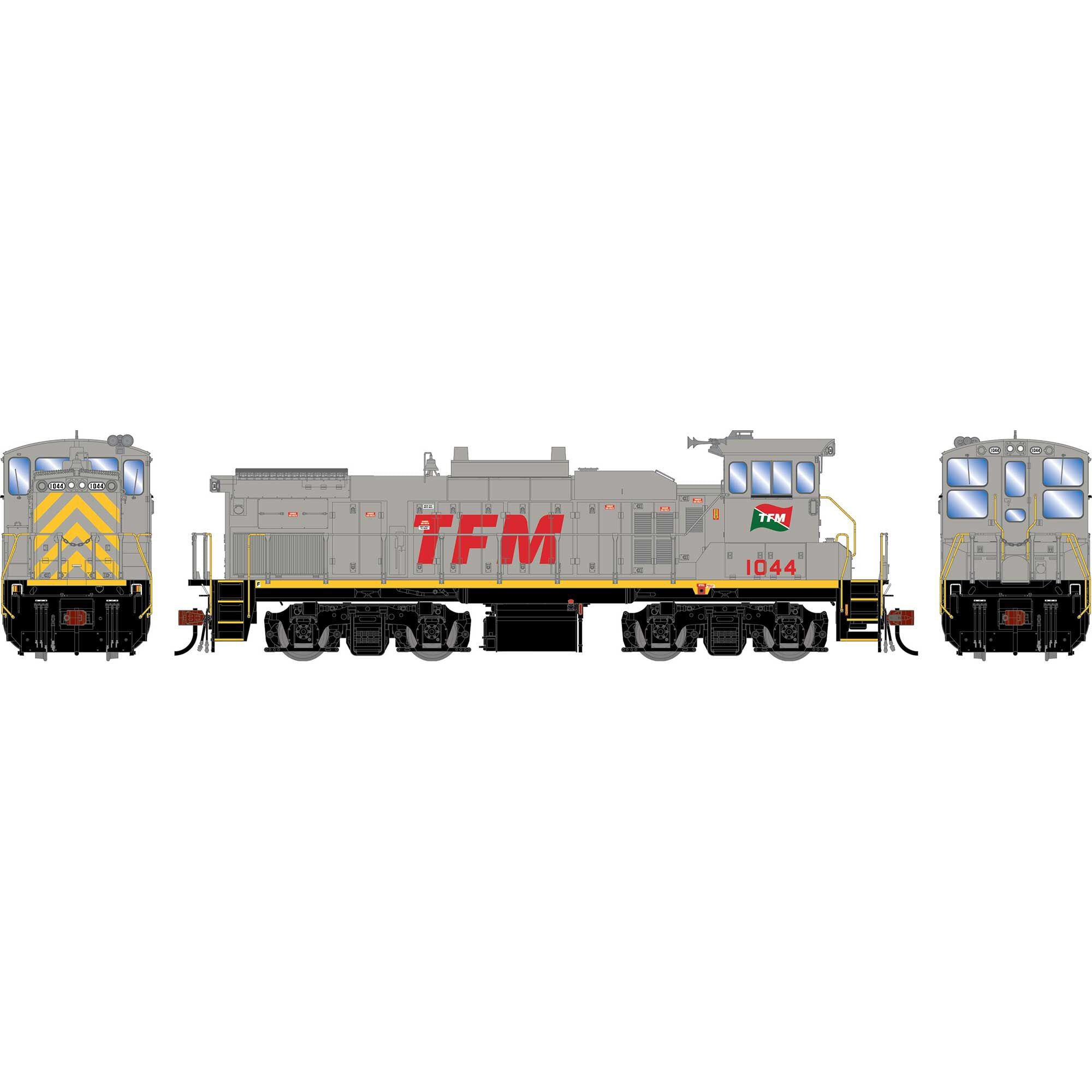 PREORDER Athearn Genesis HO G2535 MP15AC Locomotive, Transportacion Ferroviaria Mexicana #1044 (DCC & Sound Equipped)