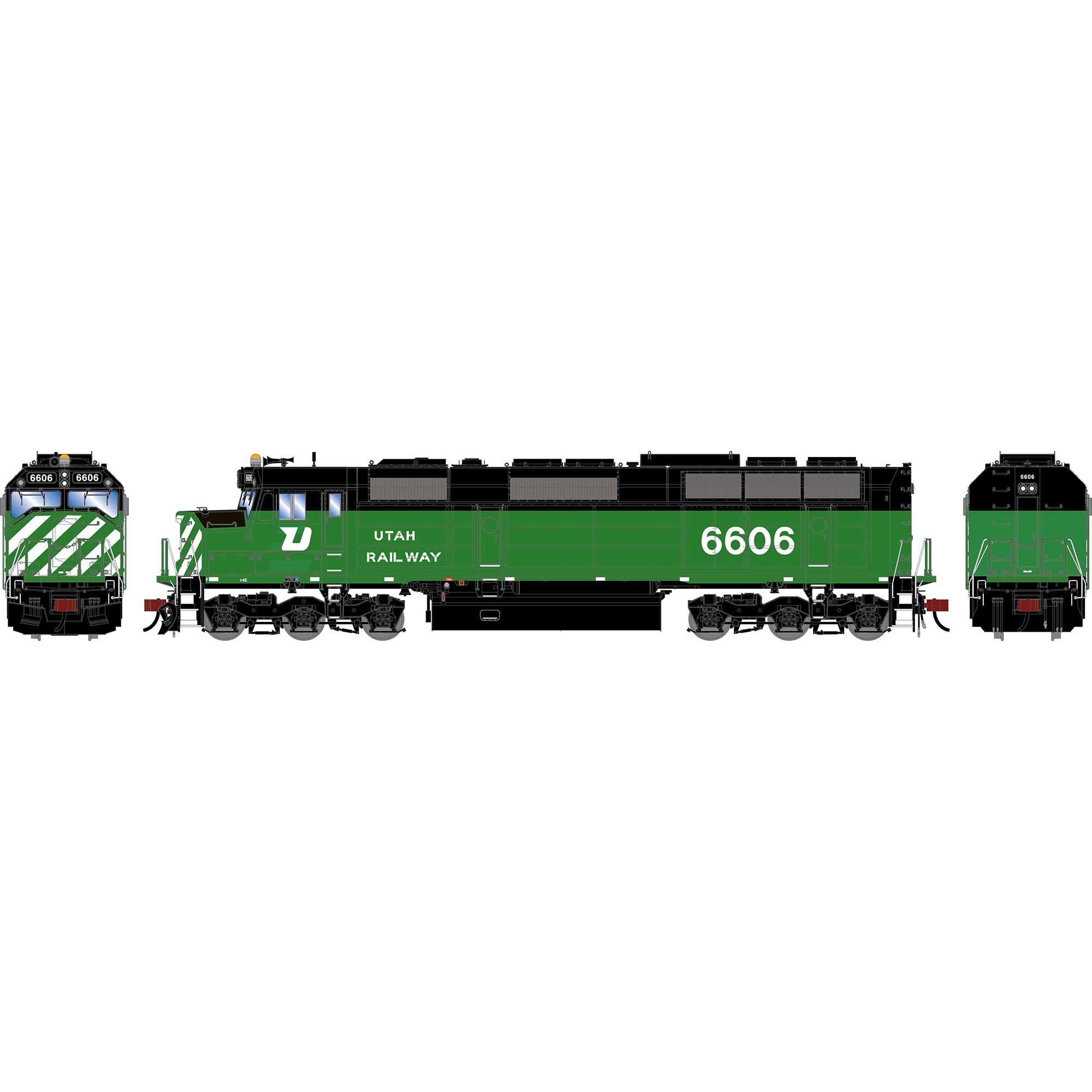 PREORDER Athearn Genesis HO G2621 F45 Locomotive, Utah Ex-BN #6606