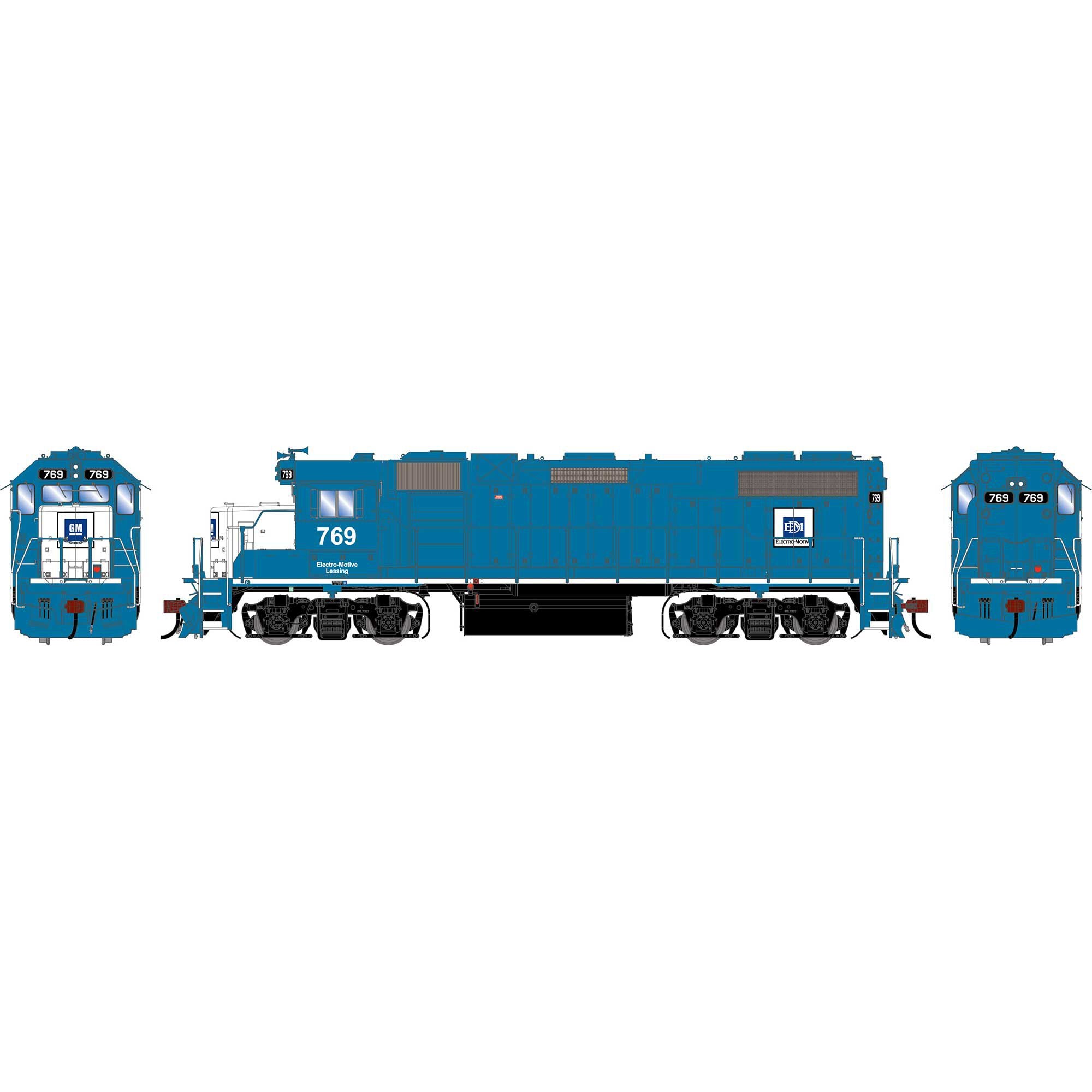 PREORDER Athearn Genesis HO G2661 GP38-2 Diesel Locomotive, EMD #769