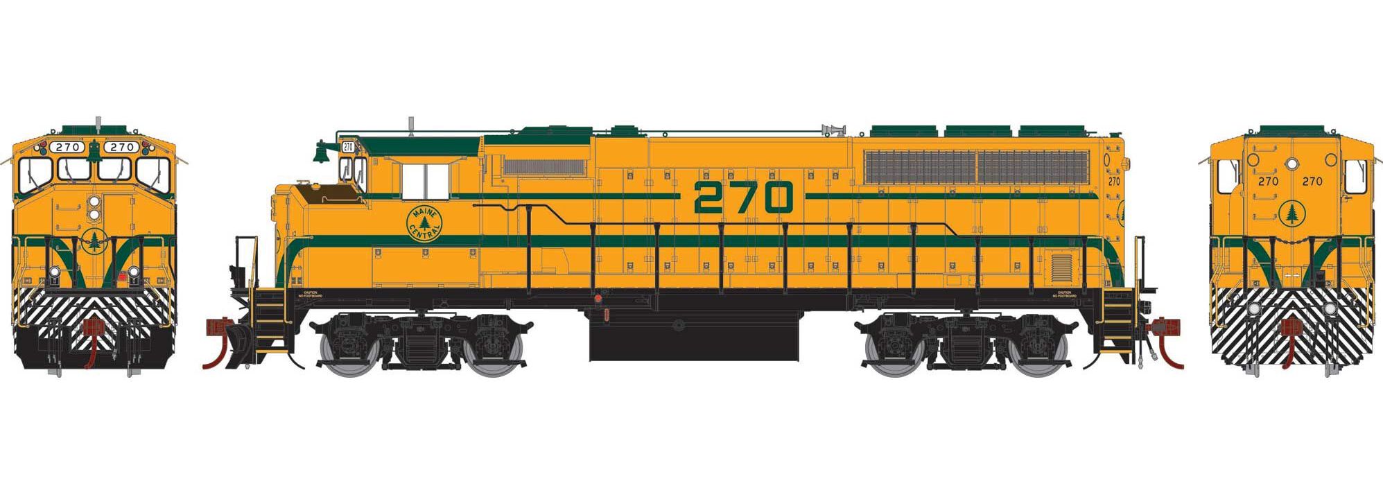 Athearn Genesis HO G64947 GP40-2L, Maine Central #277