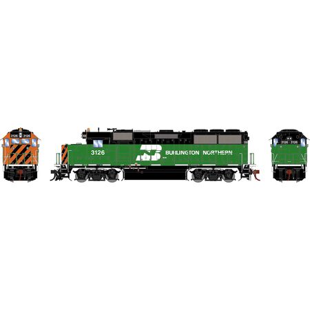 Athearn Genesis HO G65825 GP50, Burlington Northern #3126
