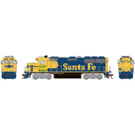 Athearn Genesis HO G65828 GP50, Burlington Northern Santa Fe (ex-ATSF) #3200