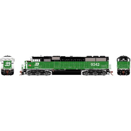 Athearn Genesis HO G75540 SD60M Tri-Clops, Burlington Northern #9242
