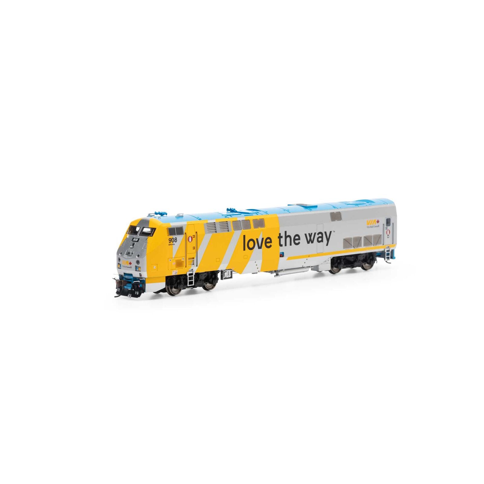 Athearn Genesis ATHG81231 HO P42DC, VIA/Love the Way #908