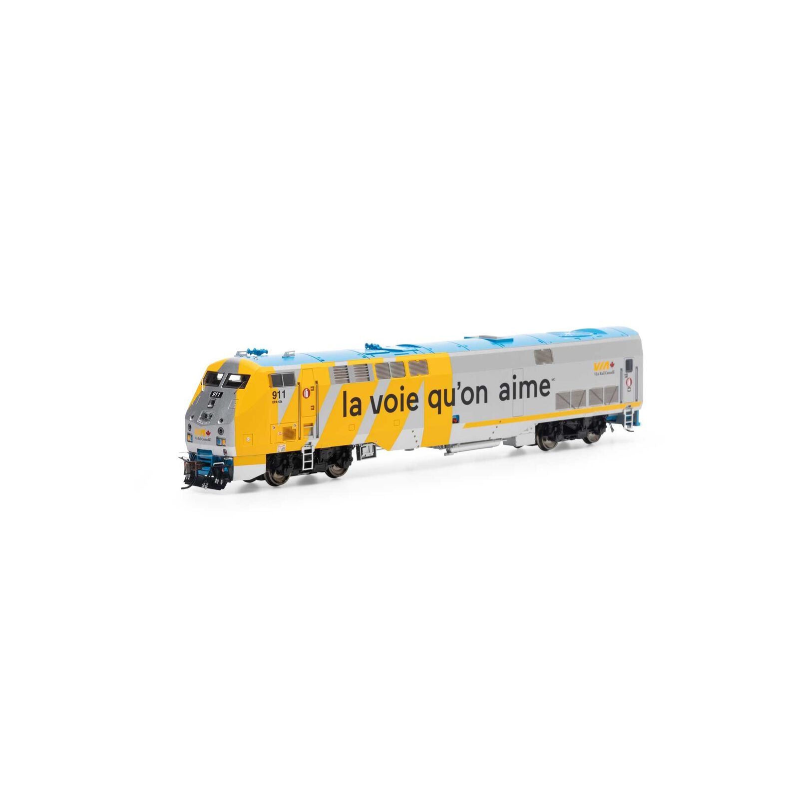 Athearn Genesis ATHG81332 HO P42DC w/DCC & Sound, VIA/Love The Way #911