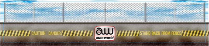 Auto World TRX111 14.5' Billboard Race Track Barrier Walls