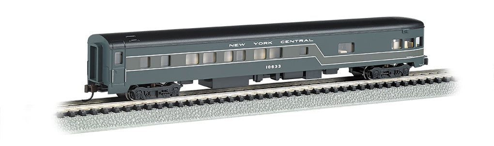 Bachmann N 14355 85' Smoothside 3-2 Observation Car, New York Central #10633