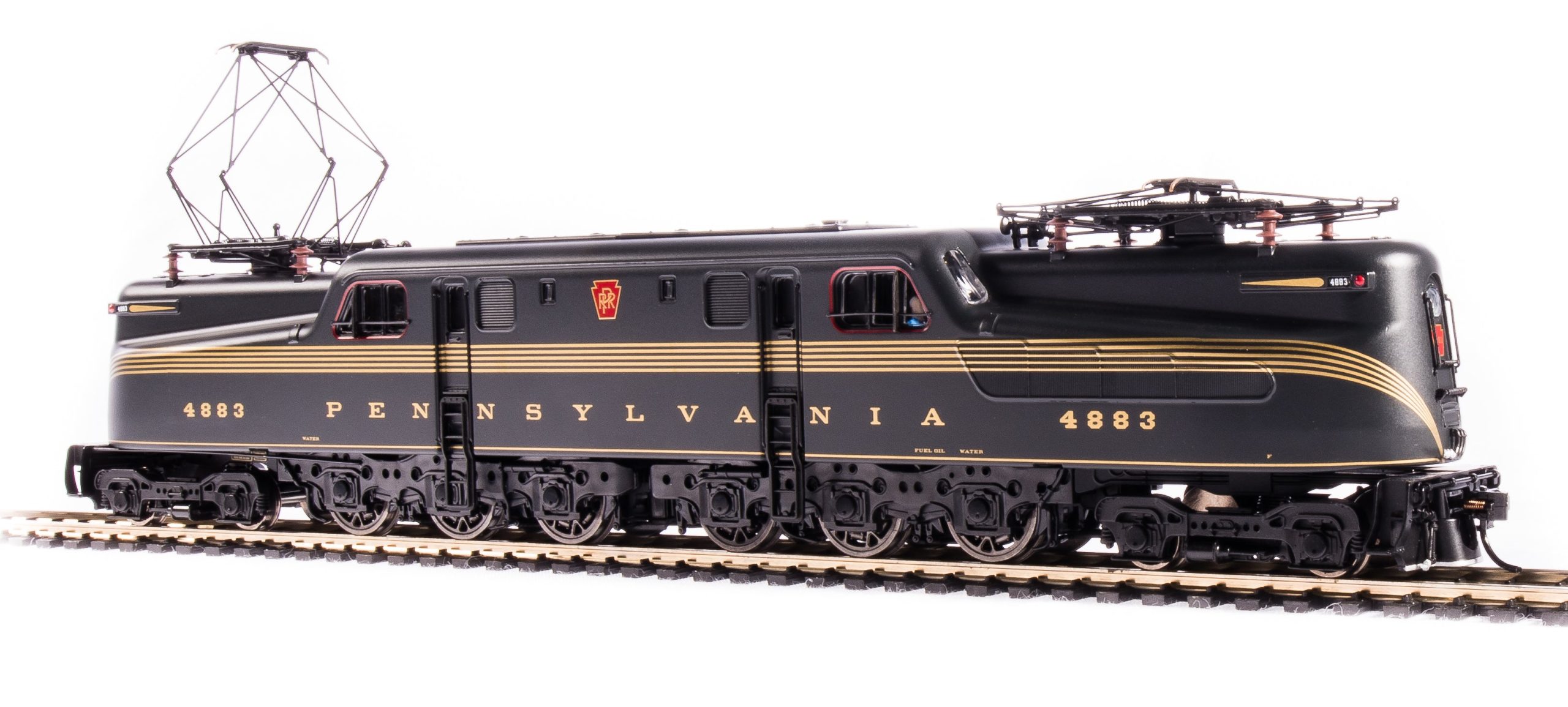 BLI 6360 PRR GG1 Electric, #4883, DGLE, 5-Stripe, Gold Leaf Lettering & Stripes, Roman Lettering, Paragon3 Sound/DC/DCC, HO