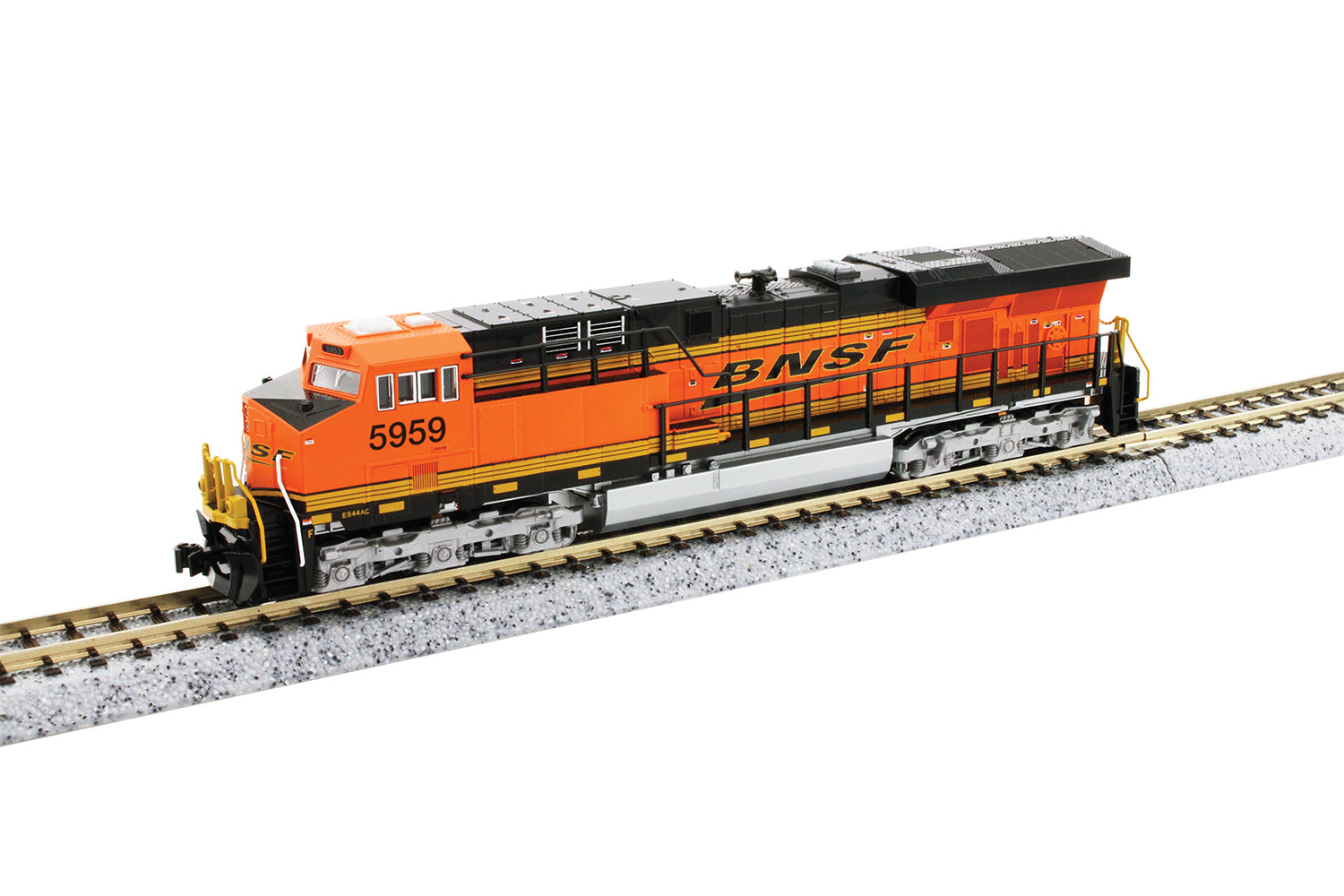 PREORDER Kato N 1768959-DCC GE ES44AC, Burlington Northern Santa Fe Swoosh #5959 (DCC Equipped) | 202.5