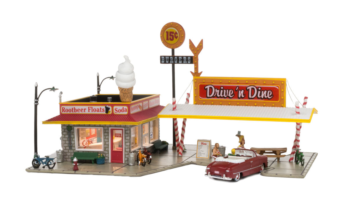 Woodland Scenics BR4929 Drive 'n Dine, N Scale