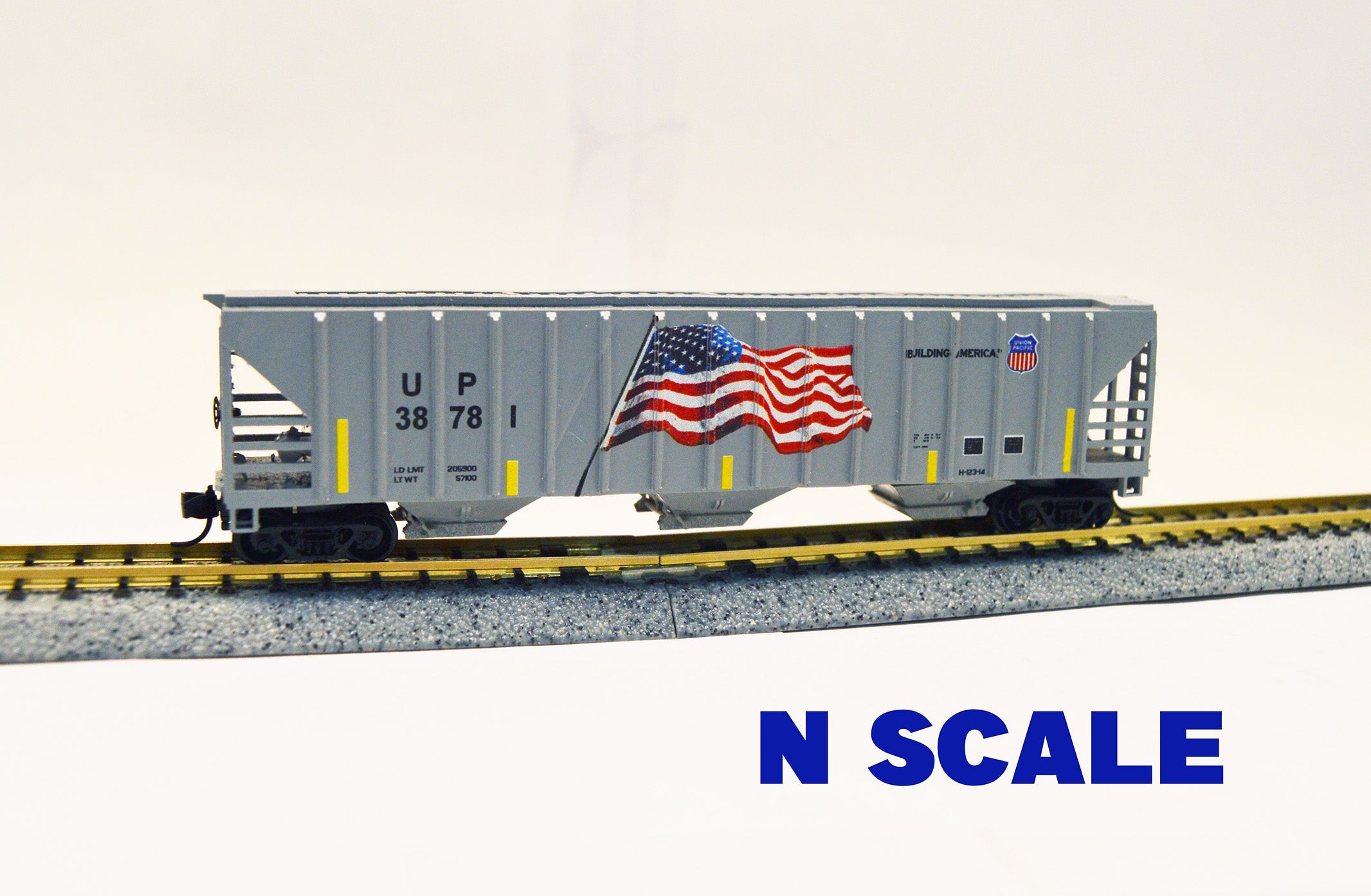 Value Trains USA N N20000 PS-4785 Covered Hopper, Union Pacific