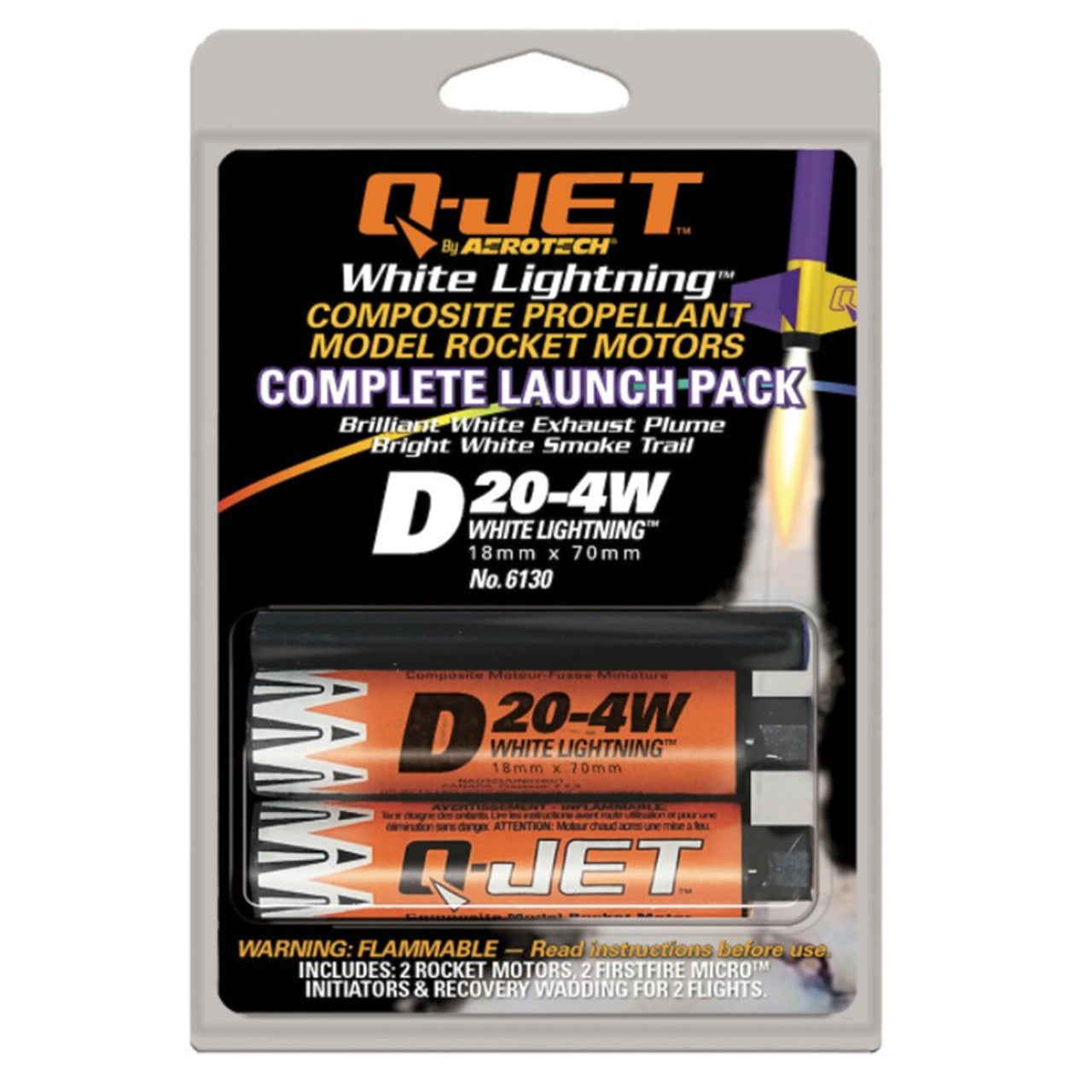 Quest 6130 D20-4W Q-Jet White Lightning 2pk