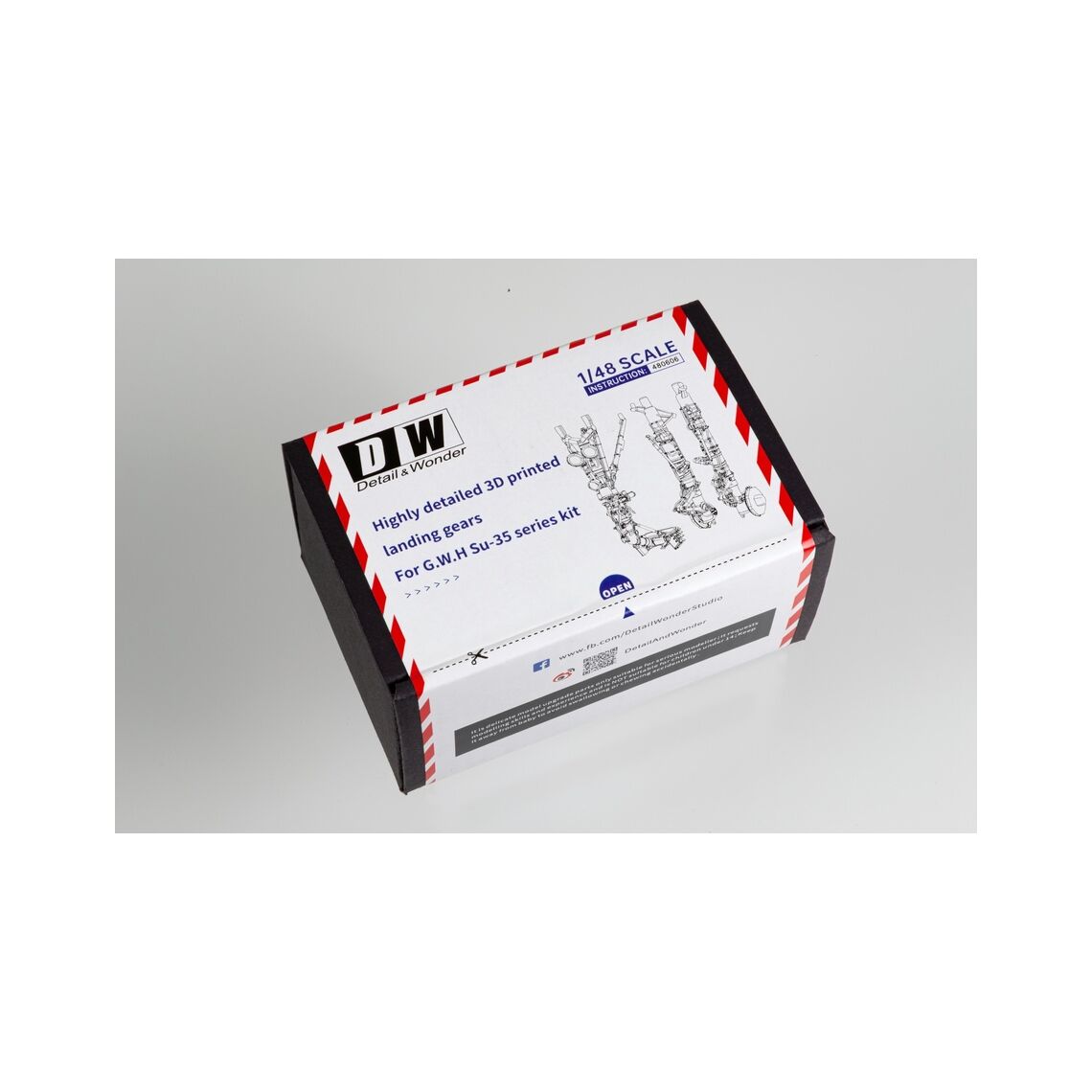 Detail & Wonder Studio 1/48 Su-35 Landing Gear for G.W.H Kit