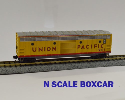 Value Trains USA N N10077 Commemorative Boxcar, Union Pacific E9 Diesel #951