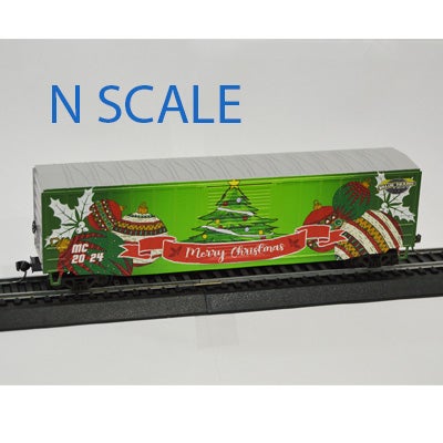 Value Trains USA N N10106 Boxcar, Christmas MC2024 Ornament