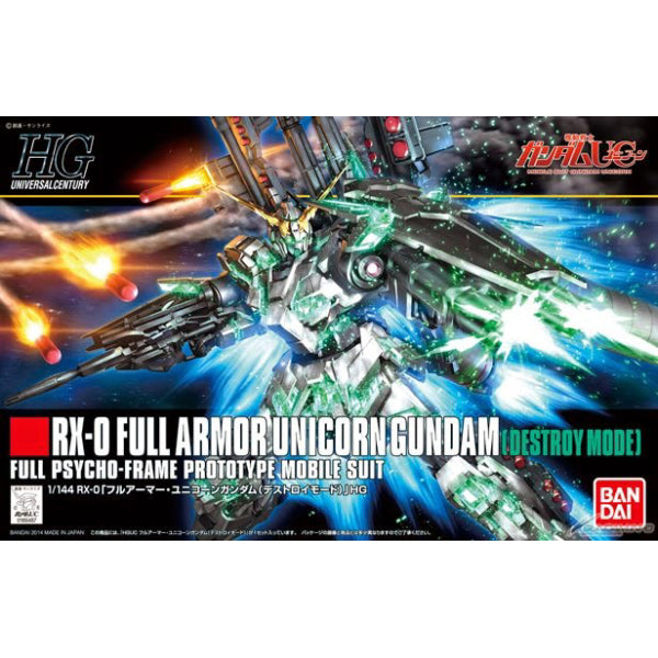 HGUC #178 Full Armor Unicorn Gundam (Destroy Mode) 1/144