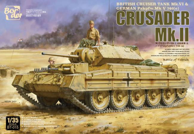 Border Model 1/35 British Cruiser Tank Mk.VI & GERMANY Pzkpfw.Mk V 746(e) Crusader Mk.II