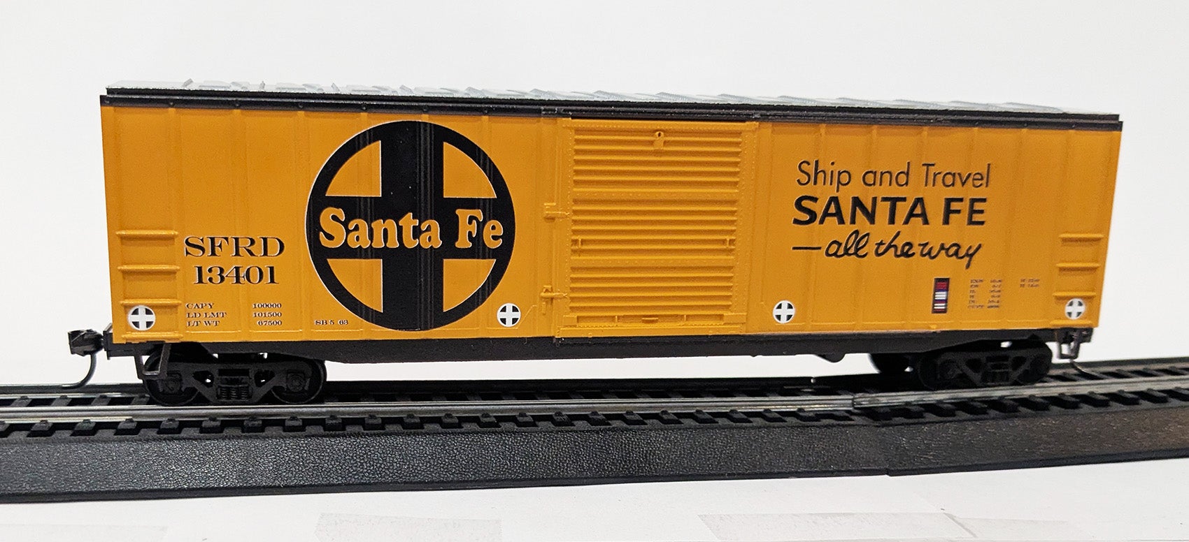 Value Trains USA HO 10203 Boxcar, Atchison Topeka & Santa Fe All The Way