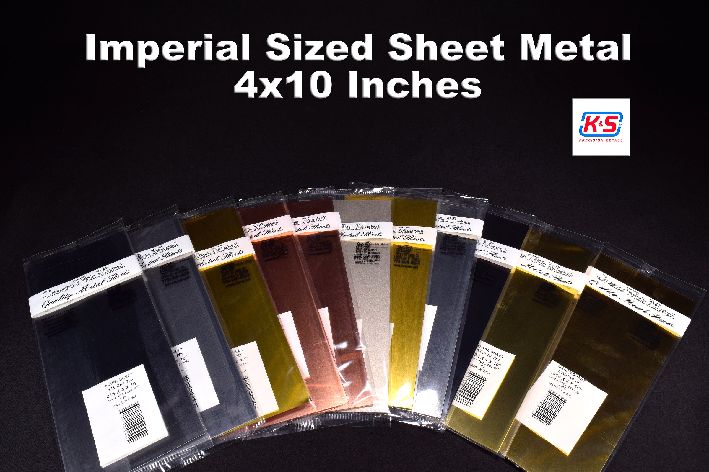 K&S .032" Thick Brass Sheet Metal (4x10in)