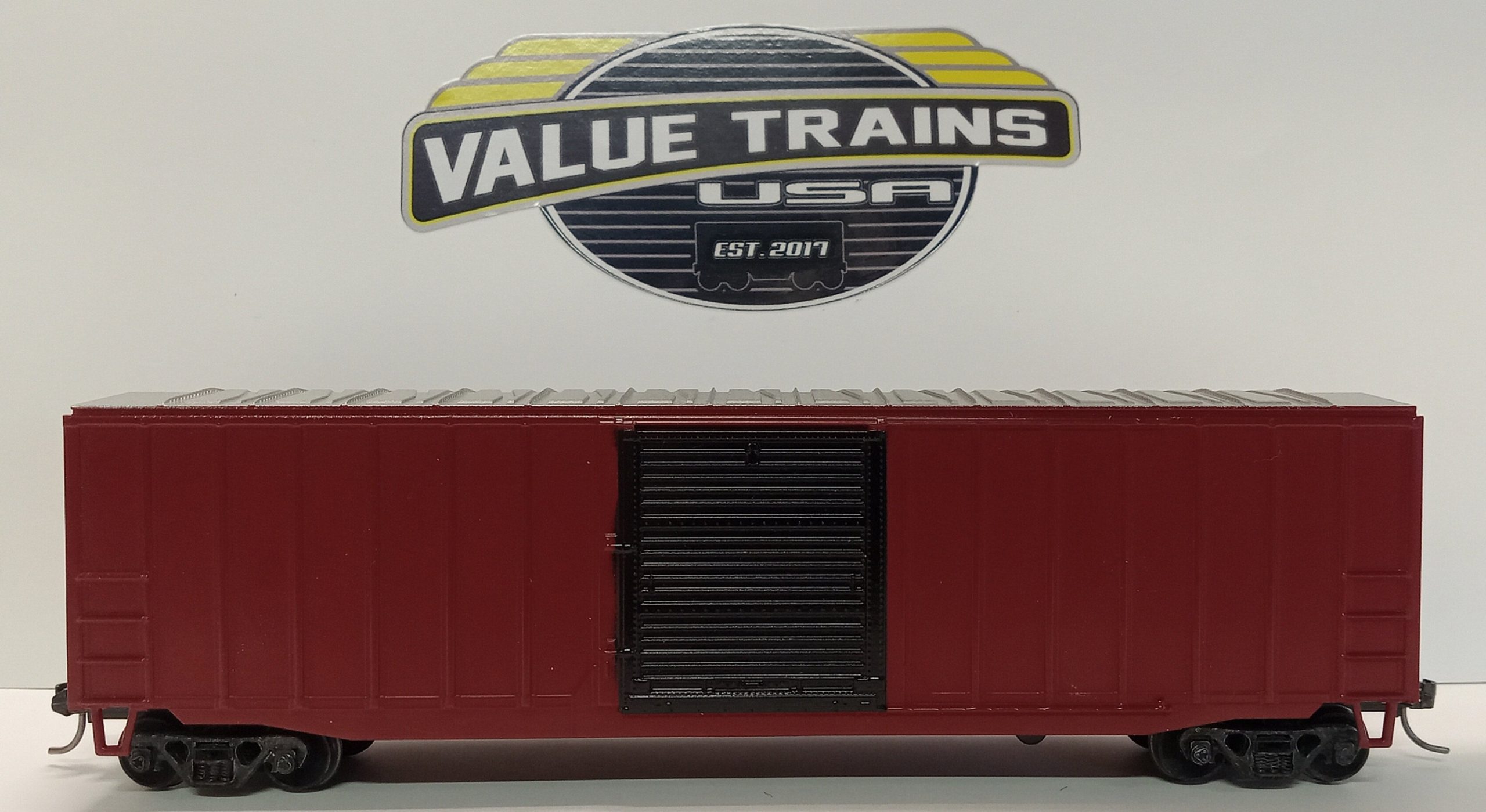 Value Trains USA HO 10055-RO Boxcar, Undecorated