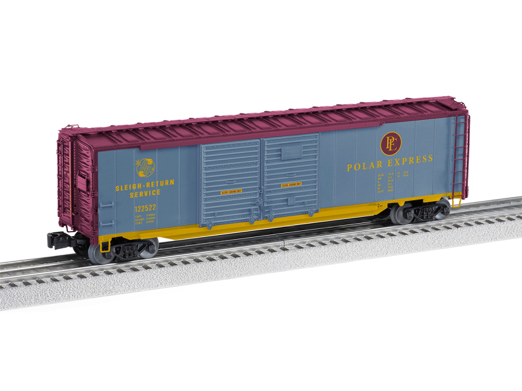Lionel O 2226560 End Door Box Car, The Polar Express