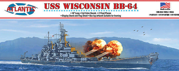 Atlantis Models M3006 1/600 USS WIS BB-64 BATTL