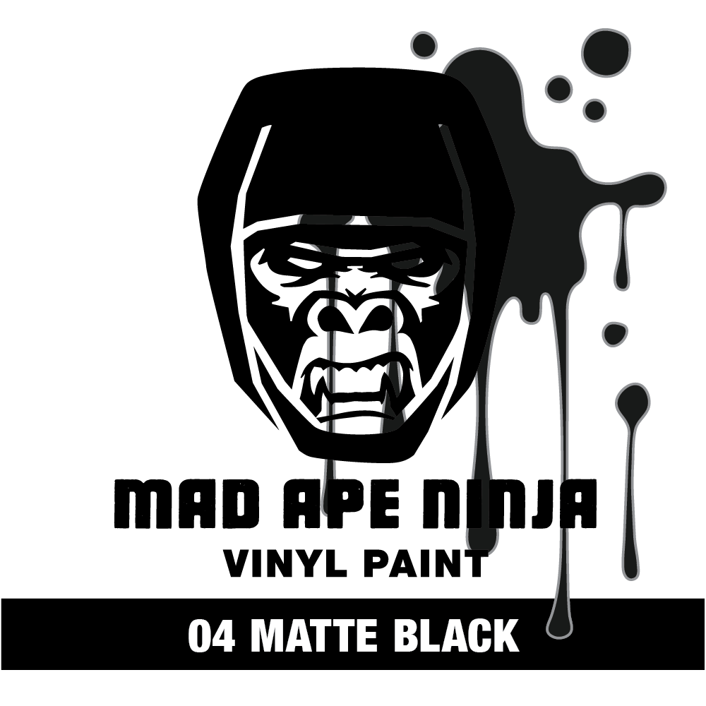MAD APE NINJA Vinyl Paint 04 Matte Black