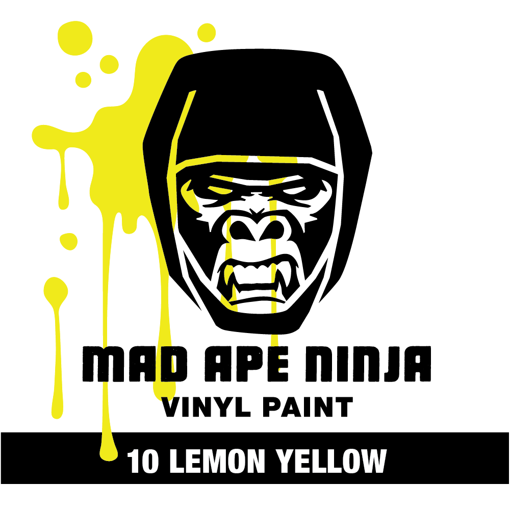 MAD APE NINJA Vinyl Paint 10 Lemon Yellow
