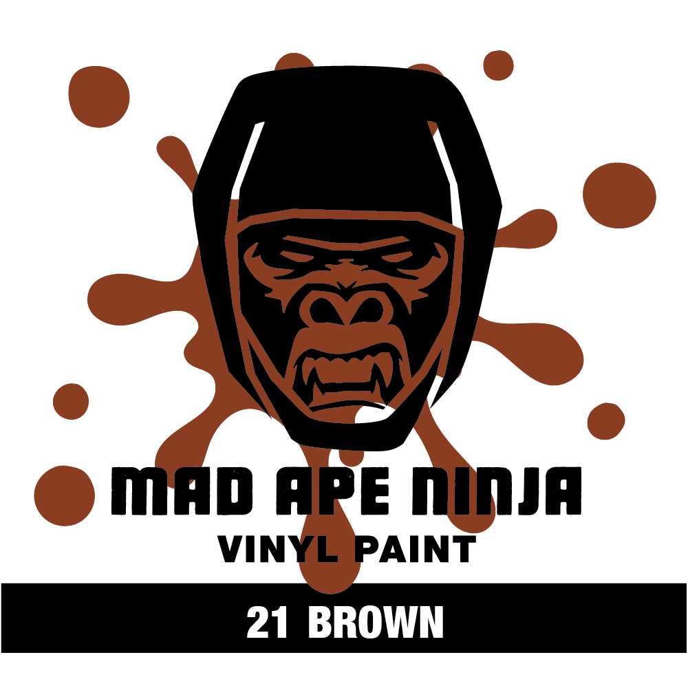 MAD APE NINJA Vinyl Paint 21 Brown