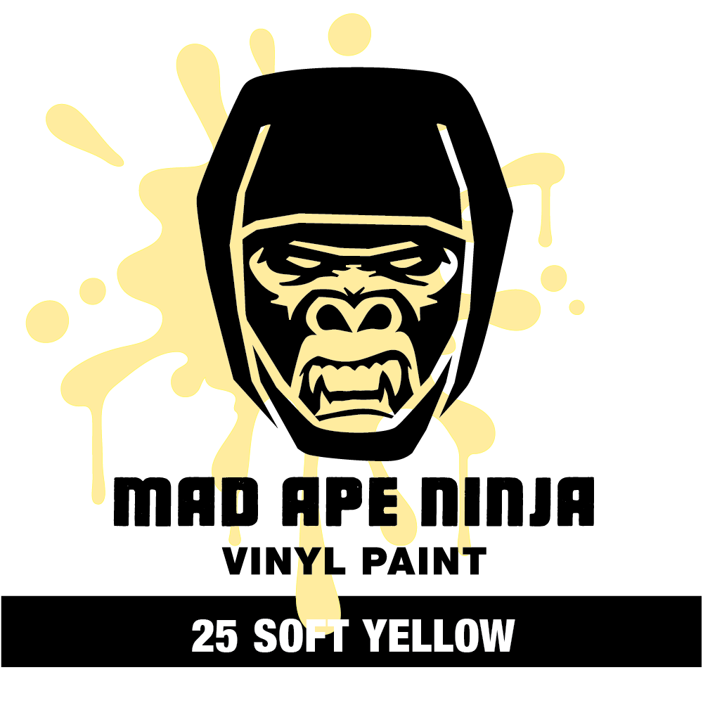 MAD APE NINJA Vinyl Paint 25 Soft Yellow