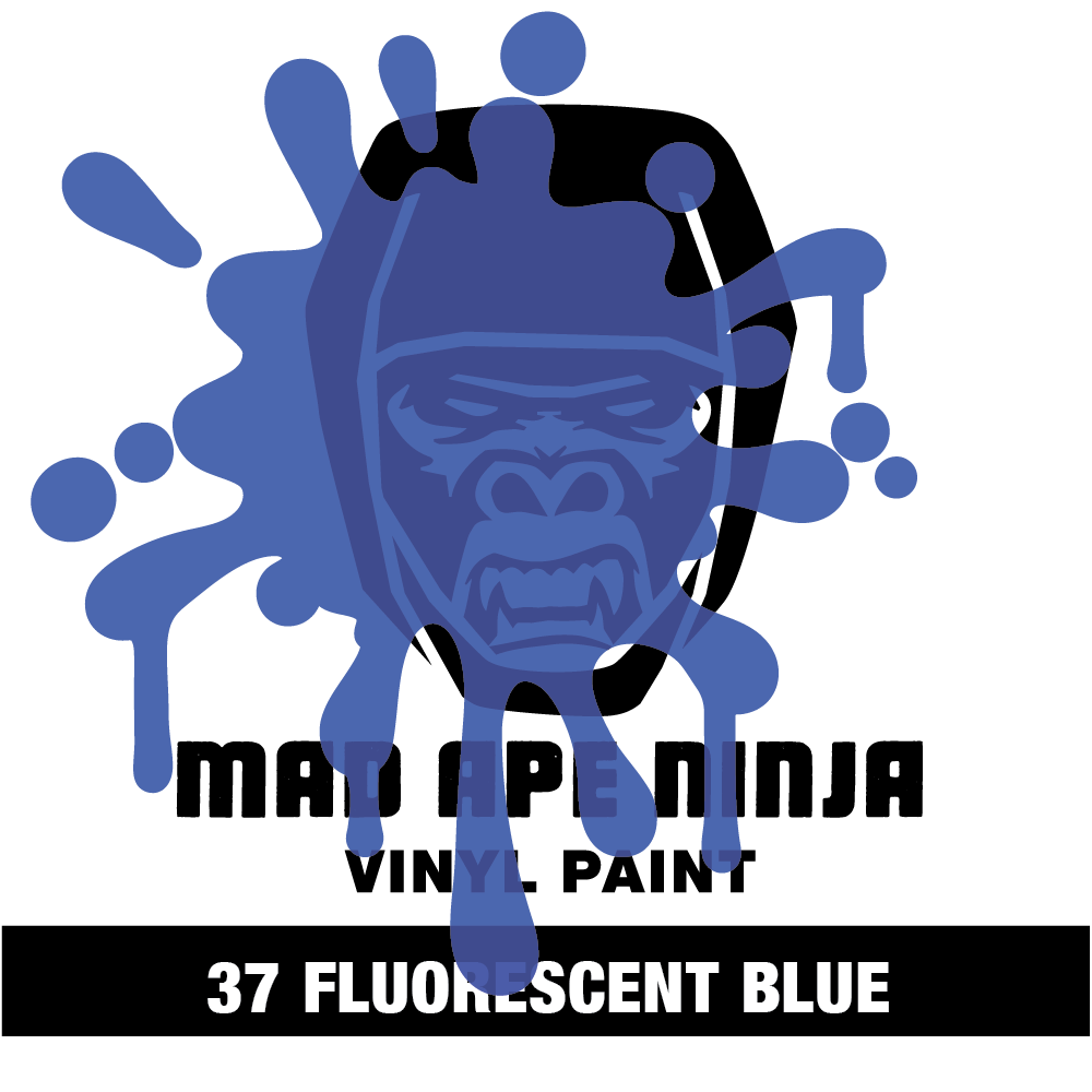 MAD APE NINJA Vinyl Paint 37 Fluorescent Blue