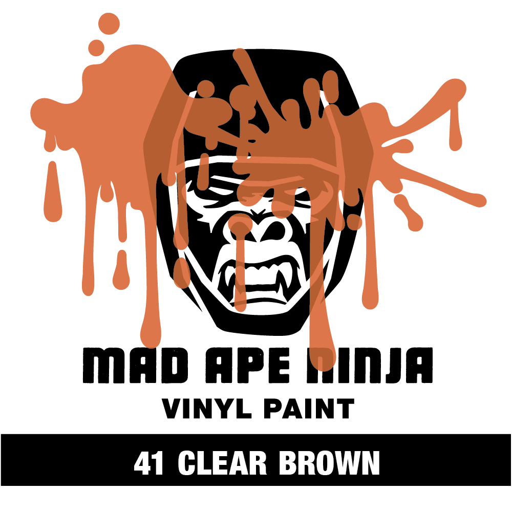 MAD APE NINJA Vinyl Paint 41 Clear Brown