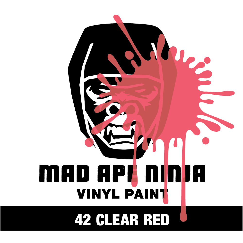 MAD APE NINJA Vinyl Paint 42 Clear Red