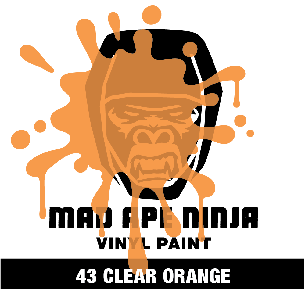 MAD APE NINJA Vinyl Paint 43 Clear Orange