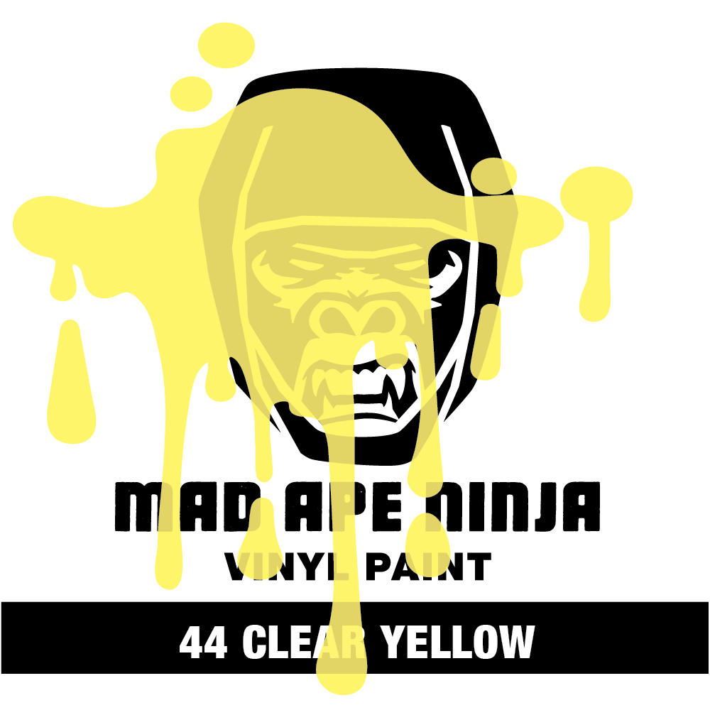 MAD APE NINJA Vinyl Paint 44 Clear Yellow