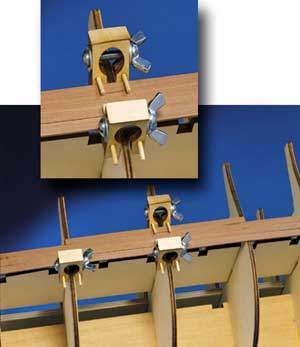 Model Shipways MX104 Hull Planking Clamps over 3/16'