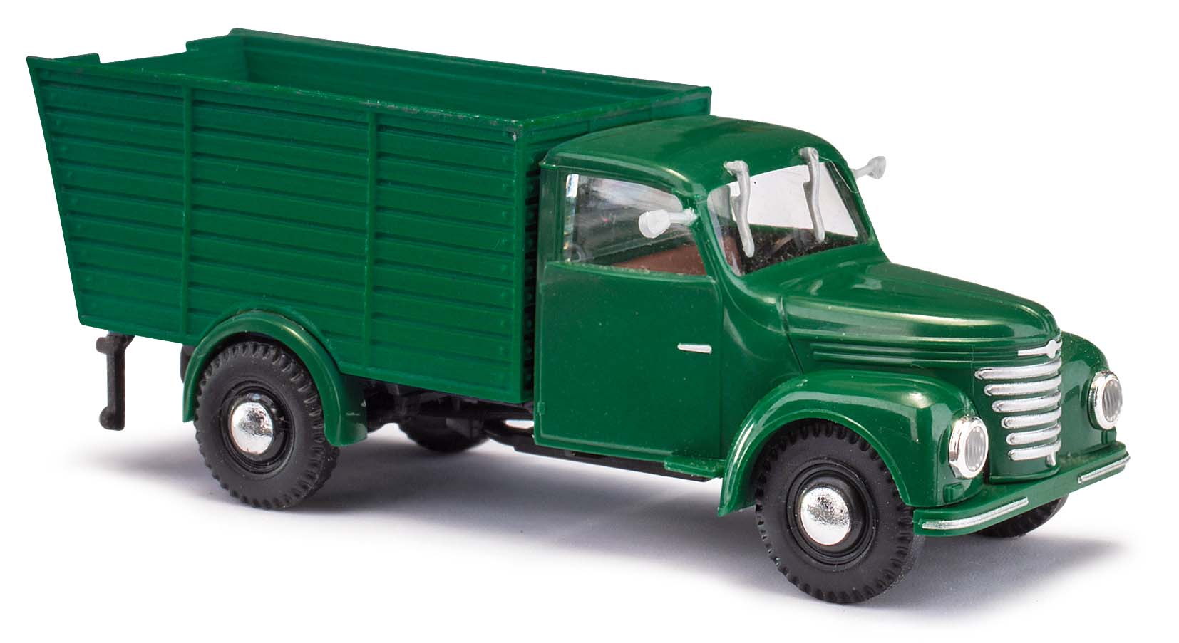Busch HO 52099 1954 Framo V901-2 Animal Transport Truck, Green